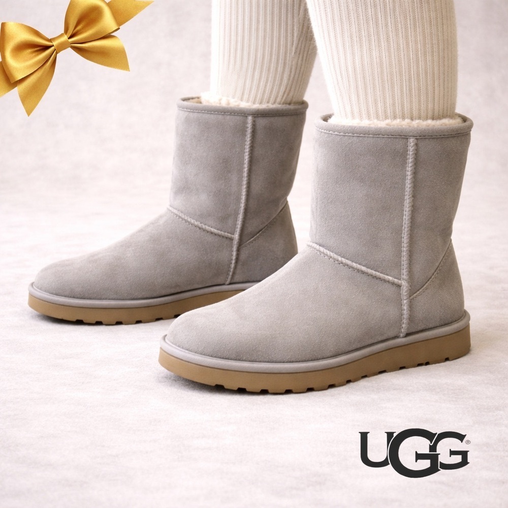 UGG Australia Gray Suede Winter Boots